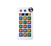 Control Deck, StreamDeck Miniatura Visual Tastiere 15Keys StreamDeck LCD Pulsante Creazione Contenuti Live Controller Dogana Pulsante Per PC (Bianco)