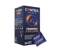 CONTROL Finissimo Xl Preservativi Super Sottili 06 Mm Extra Large - 24 Profilattici, color Trasparente, 24 Unità, 90 g