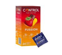 Control Fussion Preservativi Aromatizzati Cioccolato Fragola Pesca 24