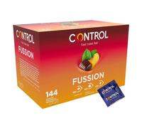 Control Fussion preservativi aromatizzati cioccolato pesca e fragola 144