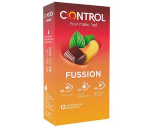 Control Fussion Preservativi Aromi Assortiti, 12 pz