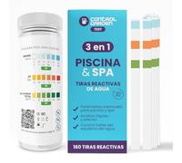 CONTROL GARDEN 160 Strisce Reattive pH 3 in 1 | Test Piscina e Spa | Misuratore pH, Bromo e Alcalinità Totale Acqua Bagno | Analisi Rapida in 30 Secondi | Controllo Preciso