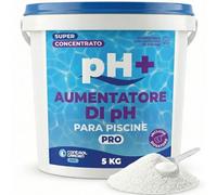 CONTROL GARDEN Aumentatore Ph Piscine Granulare 5 KG | Correttore PH Solido Super Concentrato Piscina Interna Esterna | Dissoluzione Rapida Senza Residui | Acqua Cristallina e Bagno Confortevole