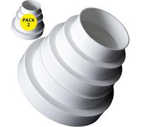 CONTROL GARDEN Pack X 2 Riduttore Estrattore Universale per Sistemi Ventilazione