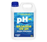 CONTROL GARDEN Riduttore di pH per Piscine 5 L / 7 KG Concentrato | Correttore pH per Piscine Interne ed Esterne | Regolatore Acido Liquido per Acqua della Piscina | Compatibile con Elettrolisi Salina