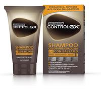 Control GX, Shampoo Colorante Uomo, Colore E Tinta per Capelli, 2-In-1 Con Balsa