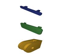 Control Head Mounting Bracket for ICOM IC-2730 Dual Band Radio