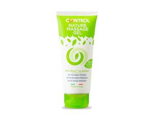 Control Nature Massage Gel a Base d'Acqua Idratante con 99.4% di Ingredienti Naturali, 100% Made in Italy - 100 ml