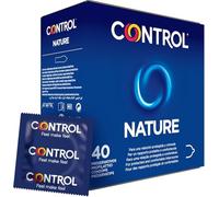 CONTROL Nature Preservativi Classici in Lattice Naturale Trasparenti 40 Pezzi