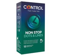 CONTROL - NONSTOP DOTS AND LINES CONDOMS 12 UNITS
