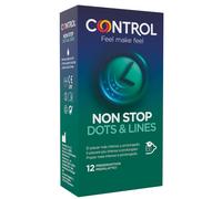 CONTROL NONSTOP DOTS AND LINES CONDOMS 12 UNITS
