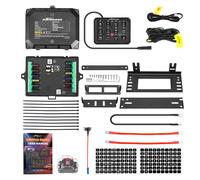 Control Panel 12 Gang RGB For Auto Truck UTV Marine Touch Screen 960W Aluminium