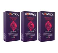 Control Pleasure Drop Vibrant Oil 3x1 pz Olio