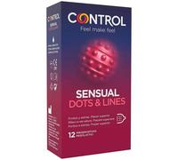 Control Preservativi Adapta Sensual Dots & Lines - 12 Pz