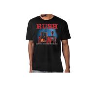 Control Rush Semovente Foto Tour 1981 Uomo Rock Band Musica Grafico T Shirt