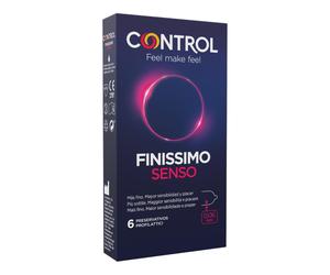 Control Sensivity - Finissimo Senso 0.06mm Profilattico, 6 Profilattici