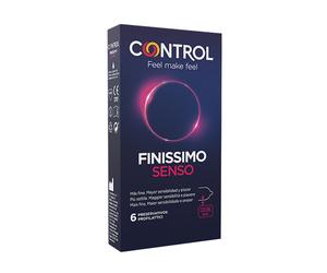 Control Sensivity - Finissimo Senso 0.06mm Profilattico, 6 Profilattici