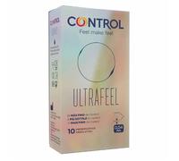 Control Preservativi Ultrafeel. Scatola di 10 preservativi ultra sottili, massima sensibilità, lubrificati.