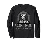 Controlla ciò Che puoi Stoicismo Filosofia Marco Aurelio Maglia a Manica