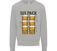 Controlla Il Mio Pacco Da Sei Alcolico Divertente Maglione Uomo