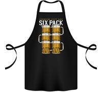 Controlla Il Mio Sei Pack Di Birra Divertente Grembiule In Cotone 100% Biologico