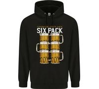 Controlla Il Mio Sei Pack Di Birra Divertente Per Bambini Hoodie
