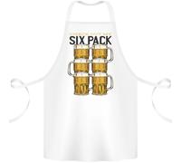 Controlla Il Mio Sei Pack Divertente Per Birra In Cotone 100% Biologico