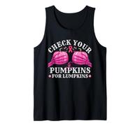 Controlla Le tue zucche per Il Cancro al Seno Lumpkins Halloween Canotta
