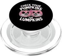 Controlla le tue zucche per il cancro al seno Lumpkins Halloween PopSockets PopGrip per MagSafe