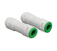 Controllare per 2 pz 3/8 "One Way Push Fit dritto Quick Connect valvole di ritegno RO acqua pura sistema di osmosi inversa Utilizzare Ro raccordi 3/8