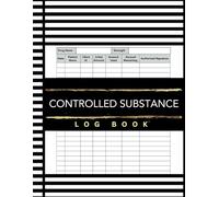 Controlled Substance Log Book: Controlled Substance and Medication Log - Track Drug Inventory, Usage, and Compliance Records