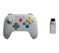 8BitDo 64 2.4G Wireless Controller for Original N64 Console, Analogue 3D, and Windows (Grey)