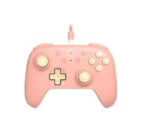 CONTROLLER 8BITDO Ultimate 2C, con cavo, Rosa, Crema