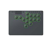 Controller Arcade Senza Leva A 14 Tasti con RGB Nero per Giochi di Combattimento, Supporta La Sostituzione A Caldo per /per PS4/PC.