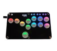 Controller arcade stick senza stick compatibile con PS4/PS5. Supporta Kailh Hot-Swap RGB Button-Type