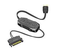 Controller ARGB Alimentatore 5 V da 3 pin a controller RGB Hub 3 pin per ventola per computer desktop Radiatore con luce LED Organizzatore controllo remoto per Desktop Computer Ventola