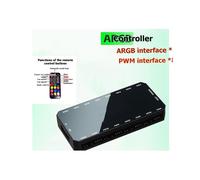 Controller ARGB Hub Fan PWM A 8 Porte RGB Controllo Remoto Synchronized Controllo Della Temperatura Effetti di Raffreddamento del Case del Computer