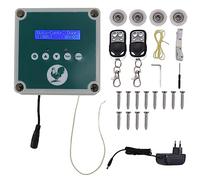 Controller Automatico per Porta del pollaio, Kit Motore attuatore per Porta del pollaio telecomandato IP44 con sensore di Luce Timer per Pollo, Anatra, Oca
