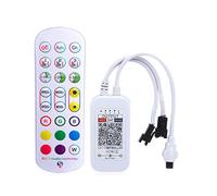 Controller Bluetooth WS2812B per striscia luminosa LED indirizzabile 5050 RGB Tape 24Key Remote Music Smart
