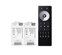 Controller C01 Telecomando monocromatico in bianco e nero a 4 zone da 2,4 GHz che supporta il dimmer LED del controller LED(Wm-c01rf*2+rc01(black))