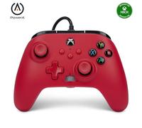 Controller cablato avanzato PowerA per Xbox Series X|S - Rosso Artigianale, gamepad, controller per videogiochi cablato, controller di gioco, funziona con Xbox Series X|S