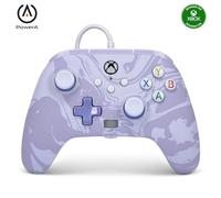 Alimenta un controller cablato rimovibile Lavender Swirl per Xbox Series/One/PC