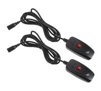 Controller Cablato per Macchina del Fumo 2 Pezzi Interfaccia 3 Pin | Nero in Plastica, Attivazione Remota e Controllo Stabile, per Festival e Live Show