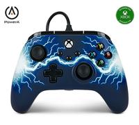 Controller cablato PowerA Advantage per Xbox serie X|S, gamepad, controller cablato per videogiochi, controller per giochi, USB-C, compatibile con Xbox One, licenza ufficiale - Arc Lightning
