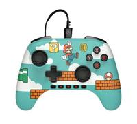 PowerA Controller cablato Advantage per Nintendo Switch 2 - Tempo Mario, con licenza ufficiale, effetto Hall, pulsanti mappabili, controller pro, Pulsante C, controlli audio integrati
