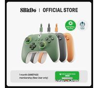 Controller da gioco cablato 8BitDo Ultimate C per Xbox, anello antincendio con illuminazione RGB e joystick ad effetto Hall, Windows 10/11