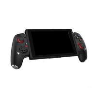 Controller da gioco mobile wireless con joystick effetto Hall, batteria 15H, pulsanti a doppia vibrazione e macro, compatibile con Switch 2/1, PC e riproduzione remota, nero