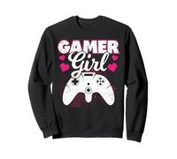 Controller del Cuore di Gamer Girl Felpa