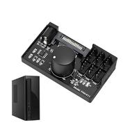Controller del ventilatore per computer per interfaccia a 4 pin, per il raffreddamento Hub per ventole ABS per PC per WorkStation Server Game Overclocking Room Laptop 7x4x2.8cm