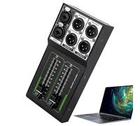 Controller del volume del monitor passivo, controller di volume professionale passivo 1 ingresso 2 output: regolazione senza perdite, controllo audio preciso, fader da 70 mm, plug and play
